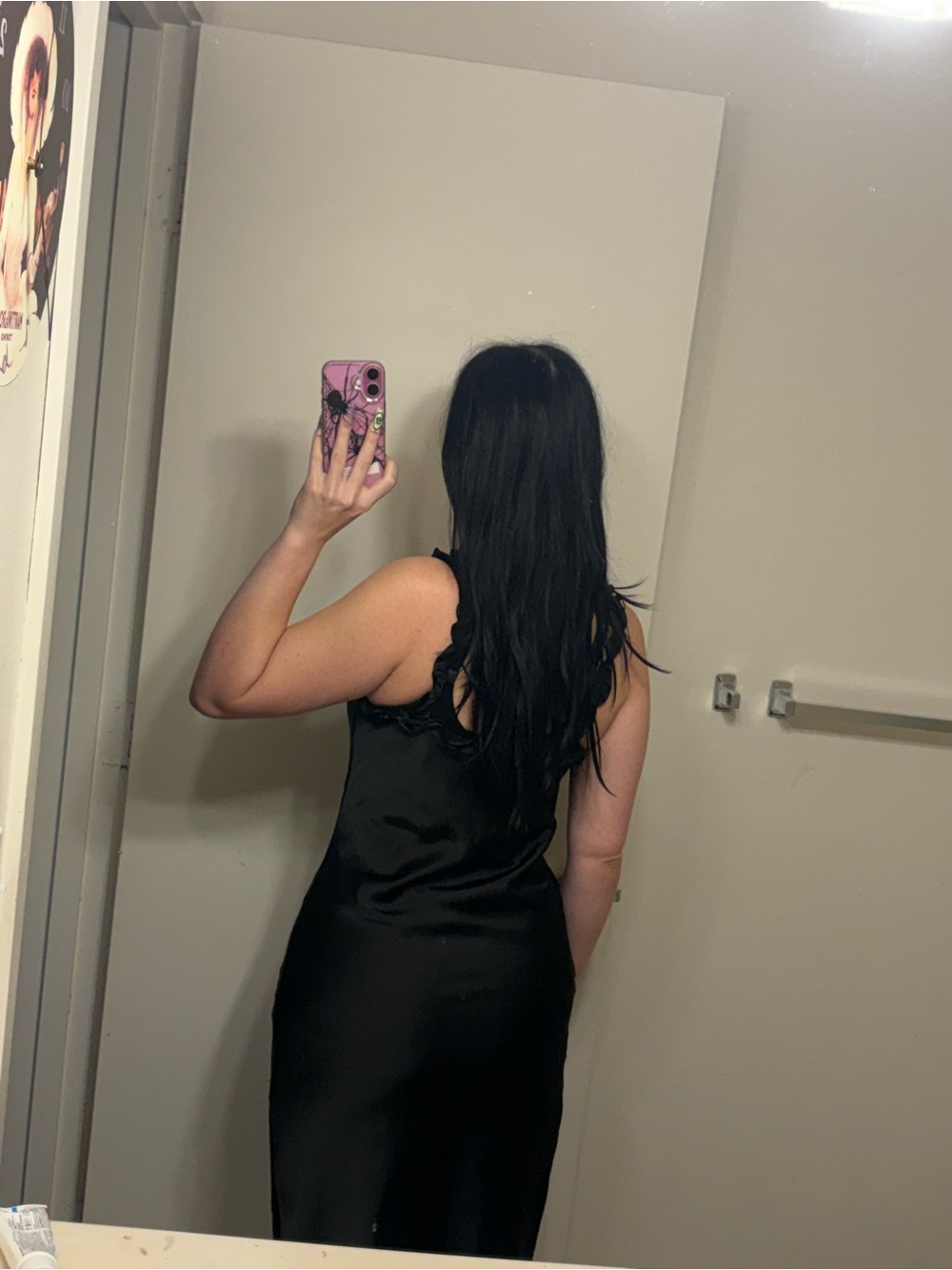 Vintage Betsey Johnson Satin Dress - Picture 2 of 5